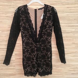 Very Sexy Black Lace Romper